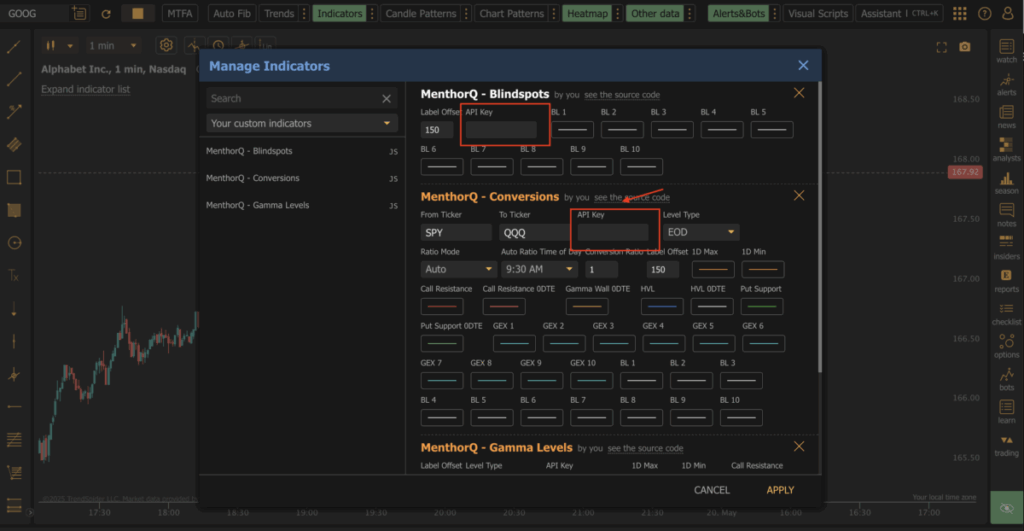 TrendSpider Integration - TrendSpider API Key